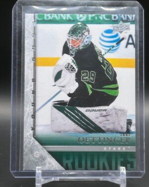 2020-21 Upper Deck Extended Series Tribute Young Guns Jake Oettinger #T-90