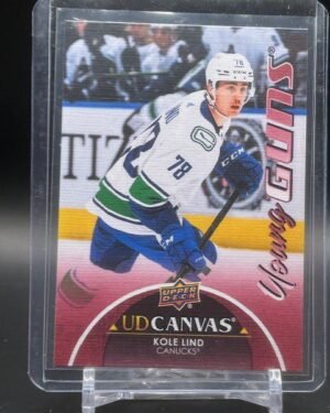 2021-22 Upper Deck Young Guns Canvas Series 1 #C111 Kole Lind