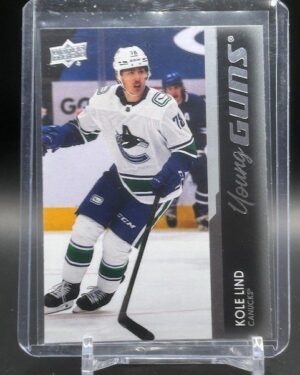 2021-22 Upper Deck Series 1 Young Guns Rookie Kole Lind #247