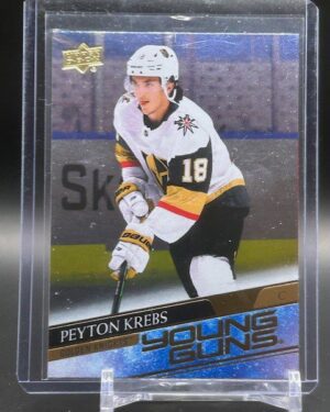 2020-21 Upper Deck Young Guns Silver Foil #239 Peyton Krebs Rookie Vegas Golden Knights