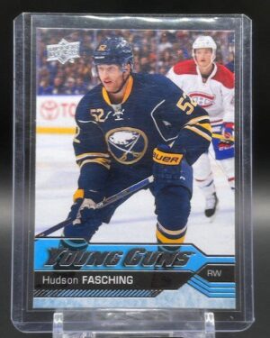 Hudson Fasching 2016-17 Upper Deck Young Guns Series 1 #242 rookie hockey card