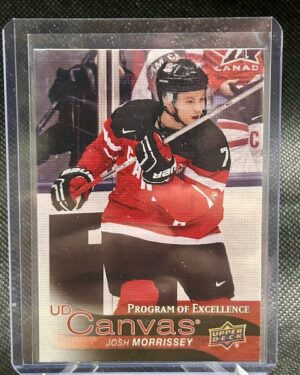 Josh Morrissey, Program of Excellence, 2016-17, Upper Deck, Canvas, #C257, Team Canada, Winnipeg Jets