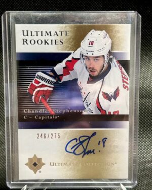 Chandler Stephenson Ultimate Rookies Auto 2015-16 Upper Deck Capitals