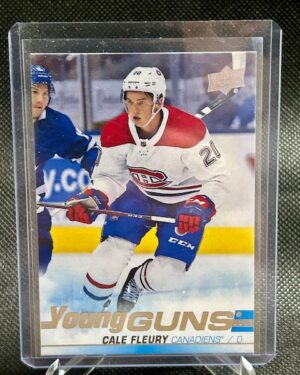 2019-20 Upper Deck Series 1 Young Guns Cale Fleury #209
