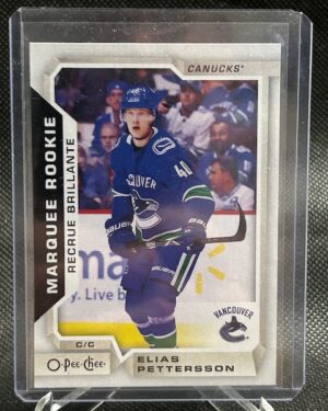 2018-19 O-Pee-Chee Marquee Rookie Elias Pettersson #611