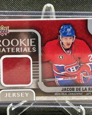 2015-16 Upper Deck Series 2 Rookie Materials Jacob De La Rose #RM-JD