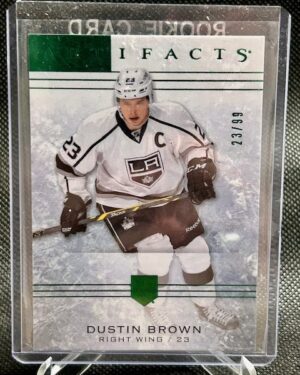2014-15 Upper Deck Artifacts Green Dustin Brown /99 #52