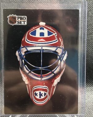 Patrick Roy, Pro Set, 1991-92, LE MASQUE, #CC2, French Parallel, Montreal Canadiens