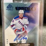 2015-16 Upper Deck SPGU Authentic Rookies Auto Oscar Lindberg #120