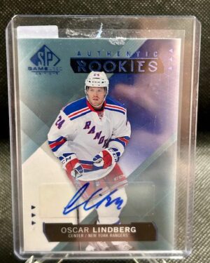 2015-16 Upper Deck SPGU Authentic Rookies Auto Oscar Lindberg #120