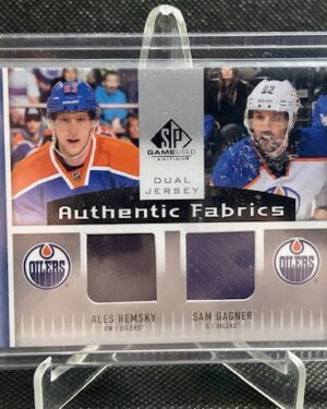 2013-14 Upper Deck SPGU Authentic Fabrics Hemsky/Gagner #AF2-HG