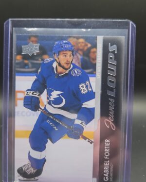 2021-22 French Young Guns Gabriel Fortier #704 Lightning rookie card