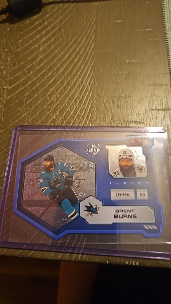2021-22 Upper Deck Extended Series UD3 Die cut /1000 Brent Burns #UD3-22