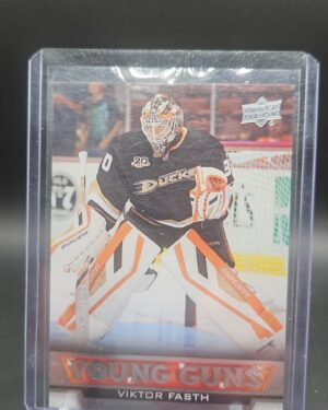 2013-14 Upper Deck Young Guns #244 Viktor Fasth  Ducks