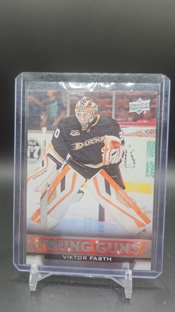 2013-14 Upper Deck Young Guns #244 Viktor Fasth  Ducks