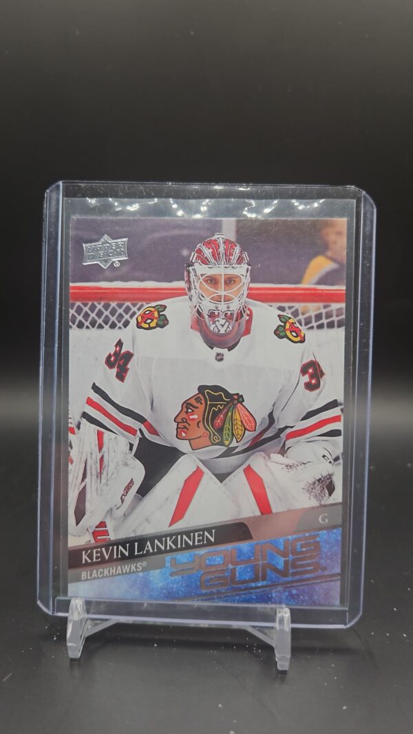 2020-21 Upper Deck Young Guns Rookie #497 Kevin Lankinen YG RC Chicago Blackhawk