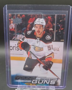 2022-23 Upper Deck Young Guns Rookie Card Brayden Tracy #219 Anaheim Ducks