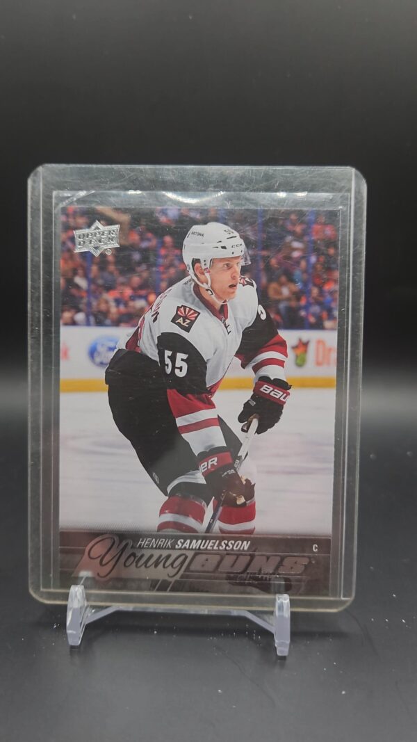 2015-16 Upper Deck Young Guns #213 Henrik Samuelsson Arizona