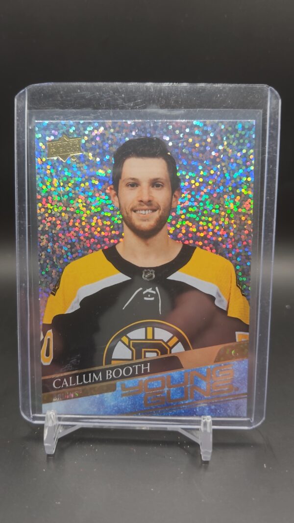 2020-21 Extended Series Young Guns Speckled Rainbow Foil Callum Booth Rookie RC