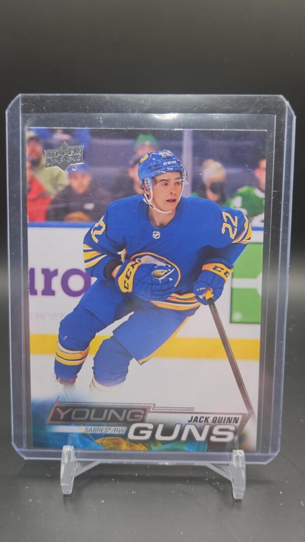 Jack Quinn 2022-23 Upper Deck Series 1 Hockey Young Guns RC #204