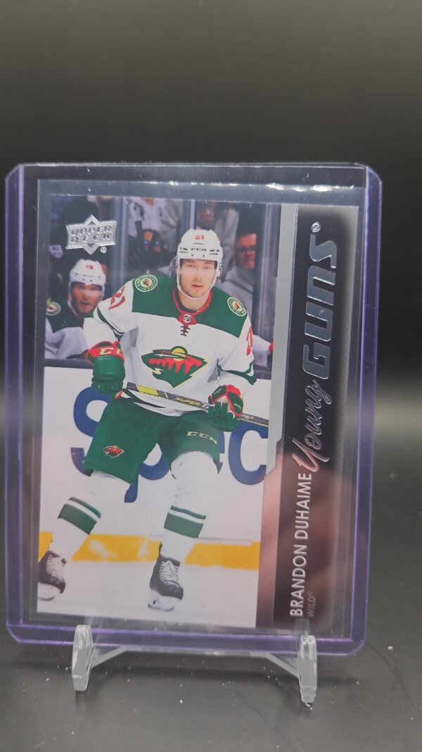 2021-22 Upper Deck Series 2 Young Guns Brandon Duhaime Rookie #474 Minnesota