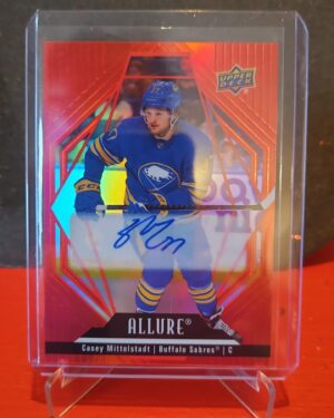 22/23 UD ALLURE CASEY MITTLESTADT RED RAINBOW BASE AUTOGRAPH AUTO #64