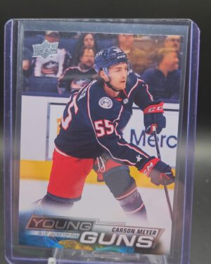 2022-23 Upper Deck Series 1 Young Guns Carson Meyer Rookie Card #231 hockey card