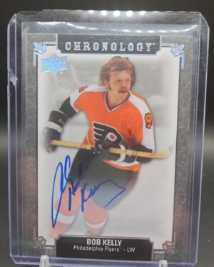 Bob Kelly, Upper Deck Chronology, 2019-20, Franchise History Auto, #FH-PH-BK, Philadelphia Flyers