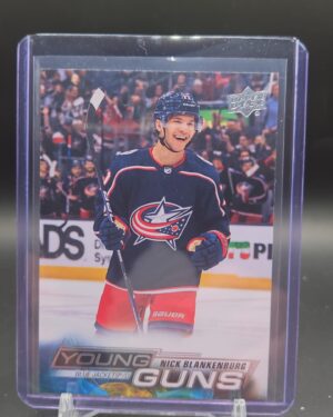 NICK BLACKENBURG 2022-23 UPPER DECK SERIES 1 YOUNG GUNS #202 COLUMBUS