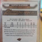 2015-16 UD Series 2 Hockey Young Guns Canvas #C235 Gustav Olofsson - Image 2