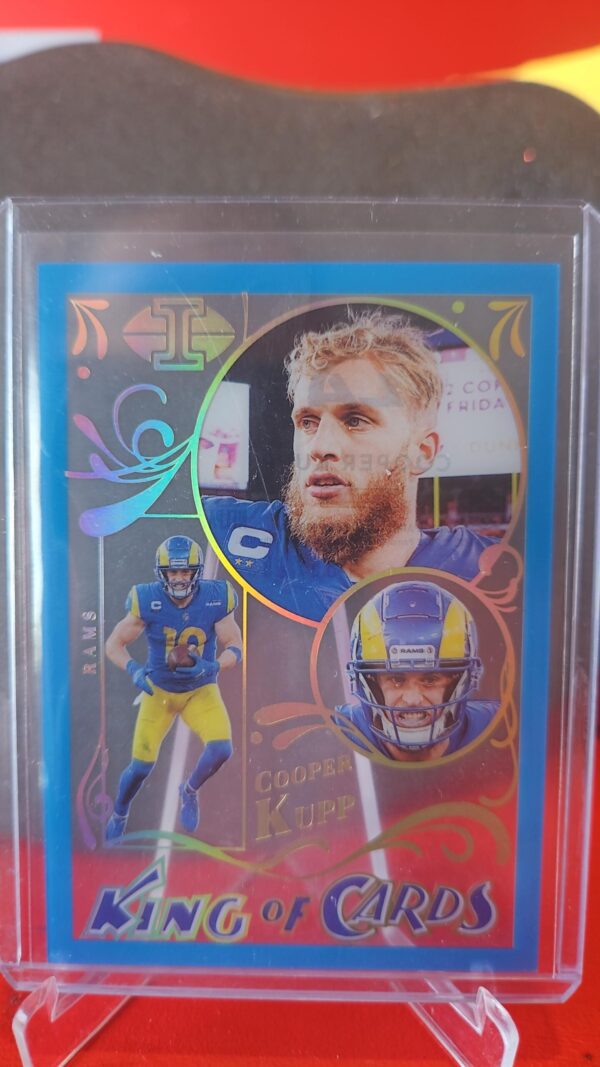 2022 Panini Illusions King Of Cards Blue Parallel #KC-10 /299 RAMS Cooper KUPP