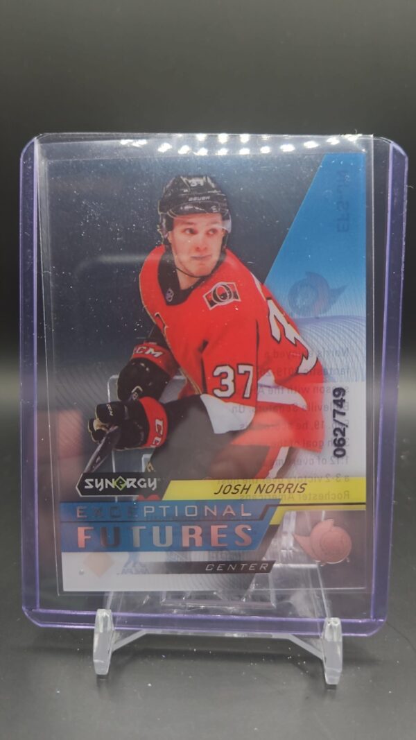 2020-21 Synergy Exceptional Futures #EFS-JN Josh Norris /749 Acetate