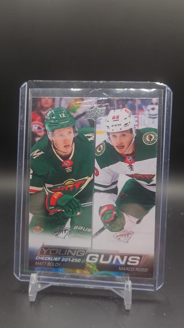 2022-23 Upper Deck Young Guns Checklist Matt Boldy / Marco Rossi #250