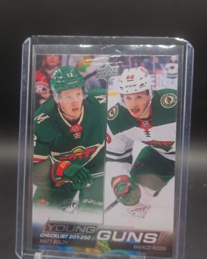 2022-23 Upper Deck Young Guns Checklist Matt Boldy / Marco Rossi #250