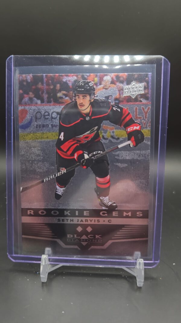 2021/22 Upper Deck Black Diamond Seth Jarvis Carolina Hurricanes Rookie Gems RC