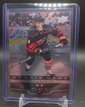 2021/22 Upper Deck Black Diamond Seth Jarvis Carolina Hurricanes Rookie Gems RC