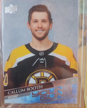 2020-21 Upper Deck Extended #704 Callum Booth Young Guns Rookie Card