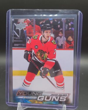 2022-23 Upper Deck Young Guns Rookie #225 Jakub Galvas Chicago Blackhawks