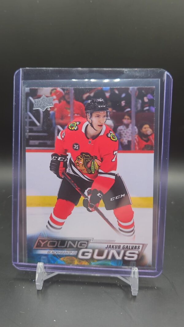 2022-23 Upper Deck Young Guns Rookie #225 Jakub Galvas Chicago Blackhawks