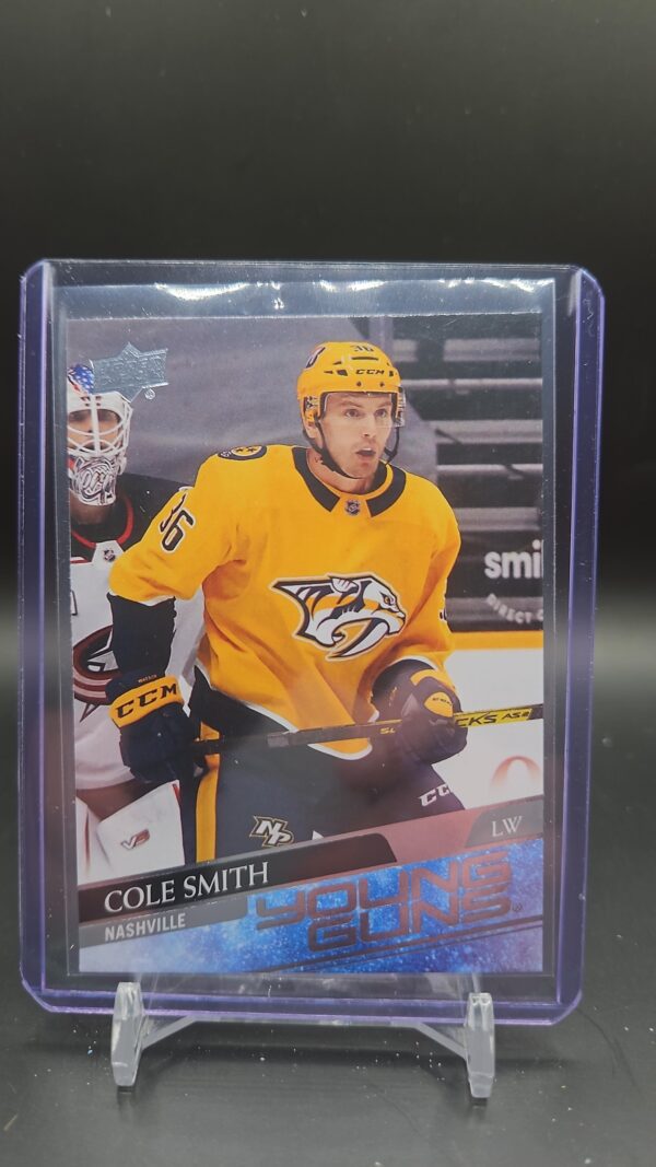 2020-21 Upper Deck Series 2 Cole Smith Young Guns #481 Nashville Predators