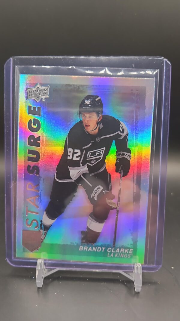 2023-24 Upper Deck Star Surge #SS-8 Brandt Clarke Los Angeles Kings