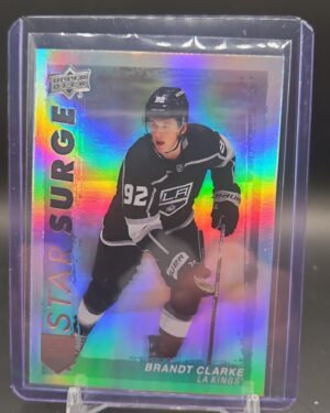 2023-24 Upper Deck Star Surge #SS-8 Brandt Clarke Los Angeles Kings