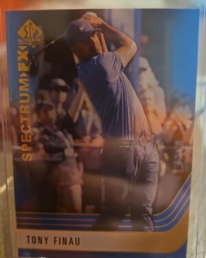 2021 SP Authentic Spectrum FX Rookies Tier 3 Blue Tony Finau #S-48 Rookie RC