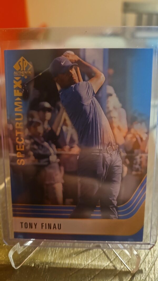 2021 SP Authentic Spectrum FX Rookies Tier 3 Blue Tony Finau #S-48 Rookie RC