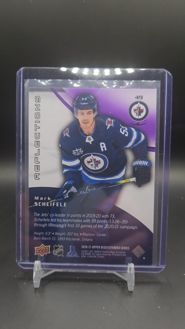 2020 Extended Series Triple Dimensions Reflections Amethyst /300 Mark Scheifele - Image 2
