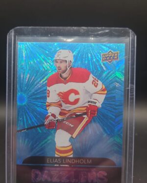 2020-21 Upper Deck Extended Series Dazzlers Blue Elias Lindholm #DZ-105