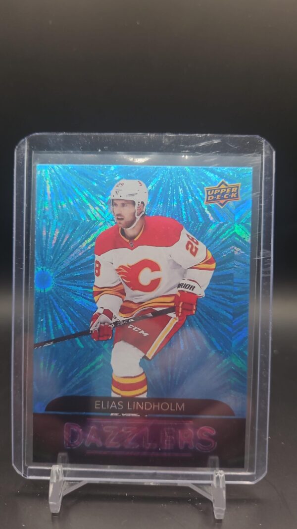 2020-21 Upper Deck Extended Series Dazzlers Blue Elias Lindholm #DZ-105