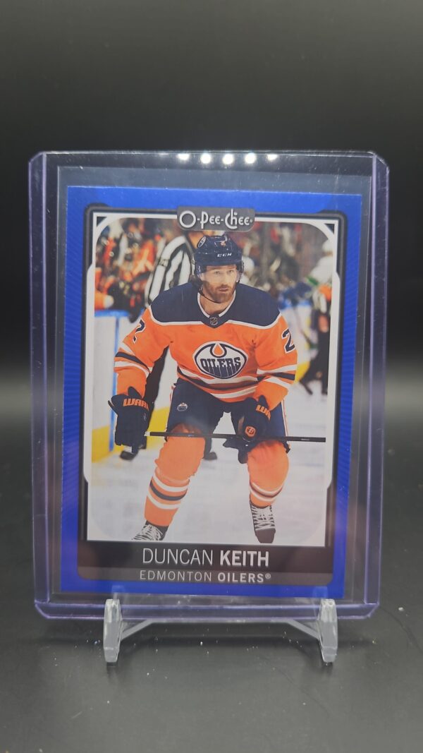 2021-22 Series 2 Upper Deck O Pee Chee Update Blue Border Duncan Keith Oilers