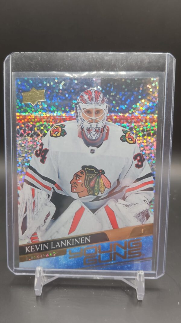 2020-21 Upper Deck Young Guns Speckled Rainbow Kevin Lankinen #497 Rookie RC