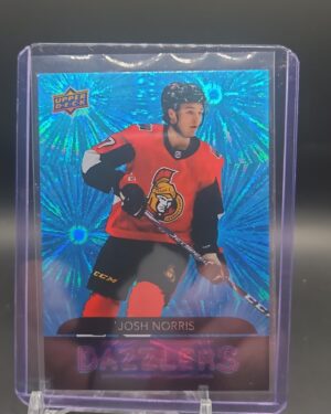 2020-21 UPPER DECK BLUE DAZZLER JOSH NORRIS #DZ-83 OTTAWA SENATORS Rookie RC